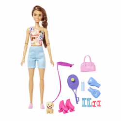 Barbie Fashionistas – Bien-Être – Coffret Fait du Sport, 3 an(s), 298 mm