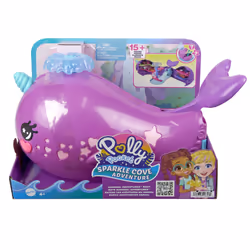 Polly Pocket – SPARKLE COVE ADVENTURE – BATEAU LES AVENTURES DU NARVAL - Vue supplémentaire 12