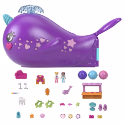 Polly Pocket – SPARKLE COVE ADVENTURE – BATEAU LES AVENTURES DU NARVAL - Vue supplémentaire 5