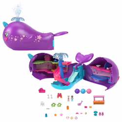 Polly Pocket – SPARKLE COVE ADVENTURE – BATEAU LES AVENTURES DU NARVAL - Vue supplémentaire 7