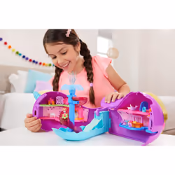Polly Pocket – SPARKLE COVE ADVENTURE – BATEAU LES AVENTURES DU NARVAL - Vue supplémentaire 8