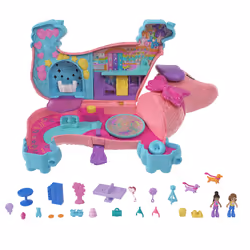 Polly Pocket La Fête Du Chiot, Animal, 4 an(s), Multicolore, Plastique
