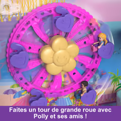 Polly Pocket Coffret Valise Pollyville Hôtel 4 Figurines 25+ Accessoires - Vue supplémentaire 11