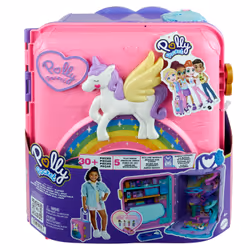 Polly Pocket Coffret Valise Pollyville Hôtel 4 Figurines 25+ Accessoires - Vue supplémentaire 12