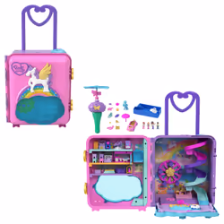 Polly Pocket Coffret Valise Pollyville Hôtel 4 Figurines 25+ Accessoires - Vue supplémentaire 17