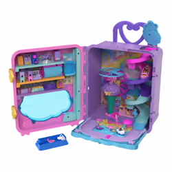 Polly Pocket Coffret Valise Pollyville Hôtel 4 Figurines 25+ Accessoires - Vue supplémentaire 5