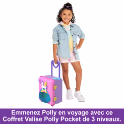 Polly Pocket Coffret Valise Pollyville Hôtel 4 Figurines 25+ Accessoires - Vue supplémentaire 8