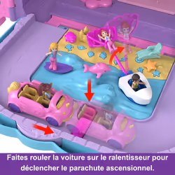 Polly Pocket Coffret Valise Pollyville Hôtel 4 Figurines 25+ Accessoires - Vue supplémentaire 9