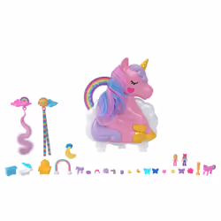 Polly Pocket HKV51, Salon et spa, 4 an(s), Multicolore, Plastique