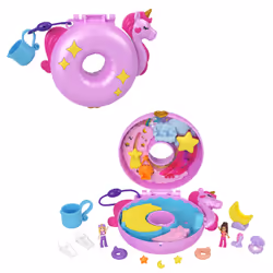 Polly Pocket – SPARKLE COVE ADVENTURE – Coffret Bouée Licorne - Vue supplémentaire 7