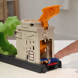 Hot Wheels City Gator Loop Attack playset​​, Ensemble véhicule et piste, 4 an(s), Plastique, Multicolore