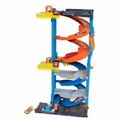 Hot Wheels City Transforming Race Tower, Ensemble véhicule et piste, 3 an(s), Plastique, Multicolore