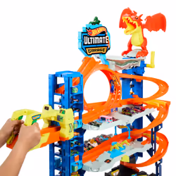 Hot Wheels City HKX48 Garage Ultime 4 Niveaux avec 2 Véhicules 1/64 - Vue supplémentaire 4