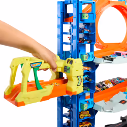 Hot Wheels City HKX48 Garage Ultime 4 Niveaux avec 2 Véhicules 1/64 - Vue supplémentaire 5