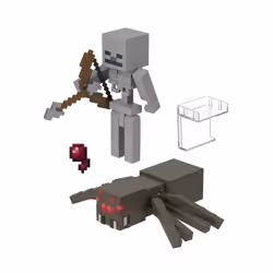 Minecraft – Coffret Squelette et sa Monture Araignée