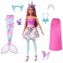Barbie Dreamtopia HLC28, Poupée mannequin, Femelle, 3 an(s), Fille, 298 mm, 234 g