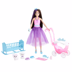 Barbie Dreamtopia Coffret Skipper et ses Agneaux, Poupée mannequin, Femelle, 3 an(s), Fille, 320 mm, Multicolore