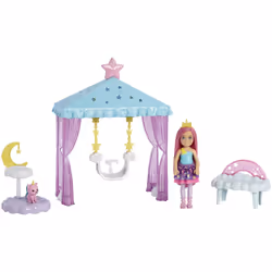 Barbie Dreamtopia Coffret La Tête dans les Étoiles, Poupée mannequin, Femelle, 3 an(s), Fille, 242,7 mm, Multicolore