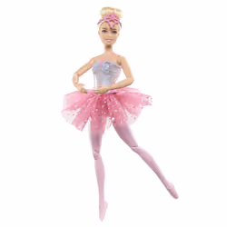 Barbie Dreamtopia – Poupée Ballerine Lumières Scintillantes, Poupée mannequin, Femelle, 3 an(s), Fille, 298 mm, 360 g