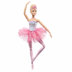 Barbie Dreamtopia – Poupée Ballerine Lumières Scintillantes