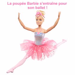 Barbie Dreamtopia – Poupée Ballerine Lumières Scintillantes - Vue supplémentaire 4