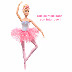 Barbie Dreamtopia – Poupée Ballerine Lumières Scintillantes - Vue supplémentaire 6