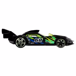 Hot Wheels Neon Speeders HLH72 modèle à l'échelle Modèle de voiture de rallye Pré-assemblé 1:64