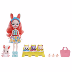 Enchantimals City Tails HLK85, Poupée mannequin, Femelle, 4 an(s), Garçon/Fille, 47 mm, Multicolore