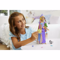 Disney Princess Disney – Princesses Disney – Poupée Raiponce Chevelure Fabuleuse - Vue supplémentaire 10