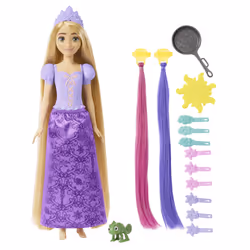 Disney Princess Disney – Princesses Disney – Poupée Raiponce Chevelure Fabuleuse - Vue supplémentaire 9