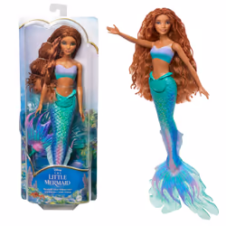 Mattel Disney The Little Mermaid Mermaid Ariel Fashion Doll, Poupée mannequin, Femelle, 3 an(s), Fille, 323,9 mm, Multicolore