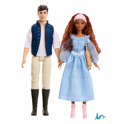 Mattel Disney The Little Mermaid HLX14, Poupée mannequin, Mâle et femelle (kit), 3 an(s), Fille, 323,9 mm, Multicolore