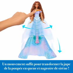 Mattel Disney The Little Mermaid Transforming Ariel Doll - Vue supplémentaire 7