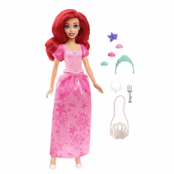 Mattel Disney – Princesses Disney – Coffret Ariel Mise en Beauté, Poupée mannequin, Femelle, 3 an(s), Fille, 380 mm, 150 kg
