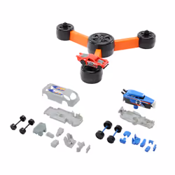 Games Hot Wheels – Jeu L’As de l’Assemblage, Jeu de société, Course, 5 an(s), Jeu familial