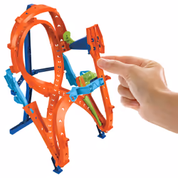 Hot Wheels Action – Coffret Cascade Grand Huit, Ensemble véhicule et piste, 5 an(s), Plastique, Multicolore