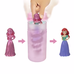 Disney Princess Disney – Princesses Disney – Assortiment Poupée Royauté Color Reveal, Mini poupée, Femelle, 3 an(s), Fille, 8 ...