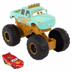 Disney Pixar Cars HMD76, Monster truck, 3 an(s), Plastique, Marron, Couleur menthe