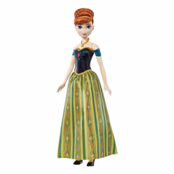 Disney Frozen Anna, Poupée mannequin, Femelle, 3 an(s), Garçon/Fille, Sonore, Or, Vert, Rouge