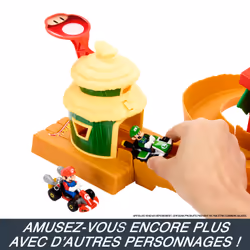 Hot Wheels Mario Kart – Circuit Royaume de la Jungle du film Super Mario Bros - Vue supplémentaire 7