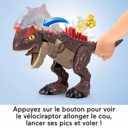 Fisher-Price Imaginext Jurassic World – Carnotaurus Attaque de Piques - Vue supplémentaire 8
