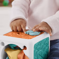 Fisher-Price Paradise Pals – Cube d’Activités Boîte de Mouchoirs