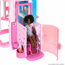 Barbie La Maison de Rêve 3 Niveaux Multicolore avec 75 Accessoires - Vue supplémentaire 4