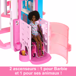 Barbie La Maison de Rêve 3 Niveaux Multicolore avec 75 Accessoires - Vue supplémentaire 7