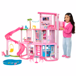 Barbie La Maison de Rêve 3 Niveaux Multicolore avec 75 Accessoires - Vue supplémentaire 8