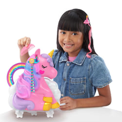 Polly Pocket Salon de Coiffure Licorne Arc-en-ciel