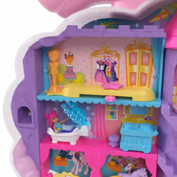 Polly Pocket Salon de Coiffure Licorne Arc-en-ciel