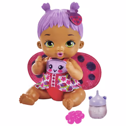 My Garden Baby – Bébé Coccinelle Boit et Fait Pipi, Poupée, Femelle, 3 an(s), Garçon/Fille, 320 mm, Multicolore