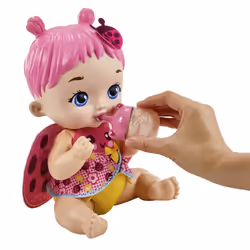 My Garden Baby – Poupée Bébé Coccinelle Boit et Fait Pipi, Poupée, Femelle, 3 an(s), Garçon/Fille, 320 mm, Multicolore