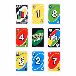 Games UNO Flex Jeu de cartes Dépouillement